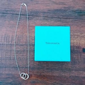 Tiffany and Co double interlocking necklace
